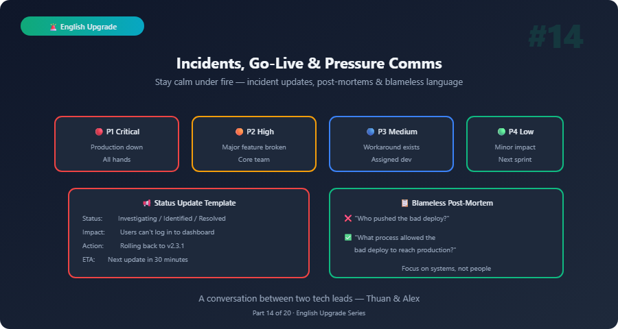 english upgrade incidents