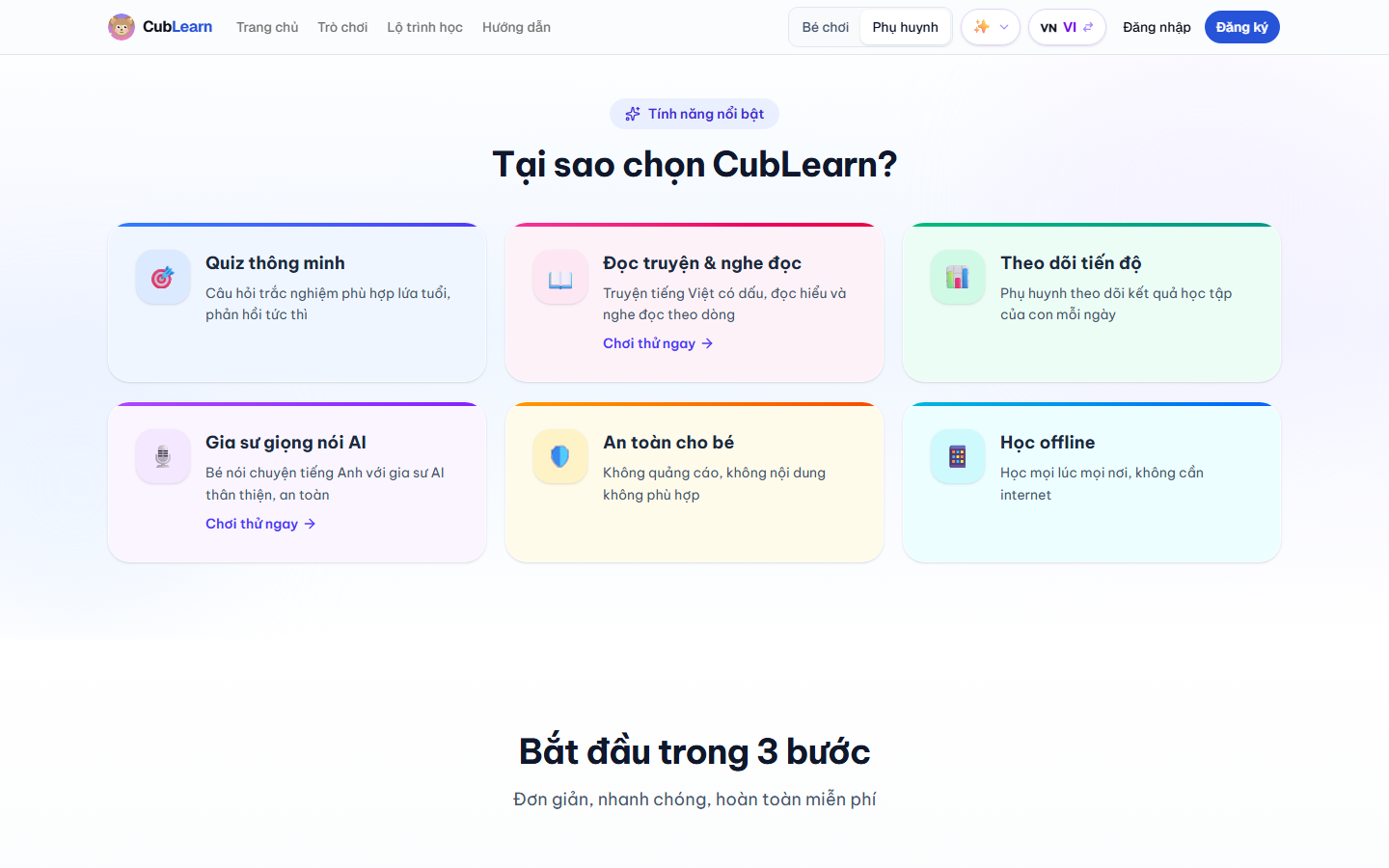 Public website — section 2