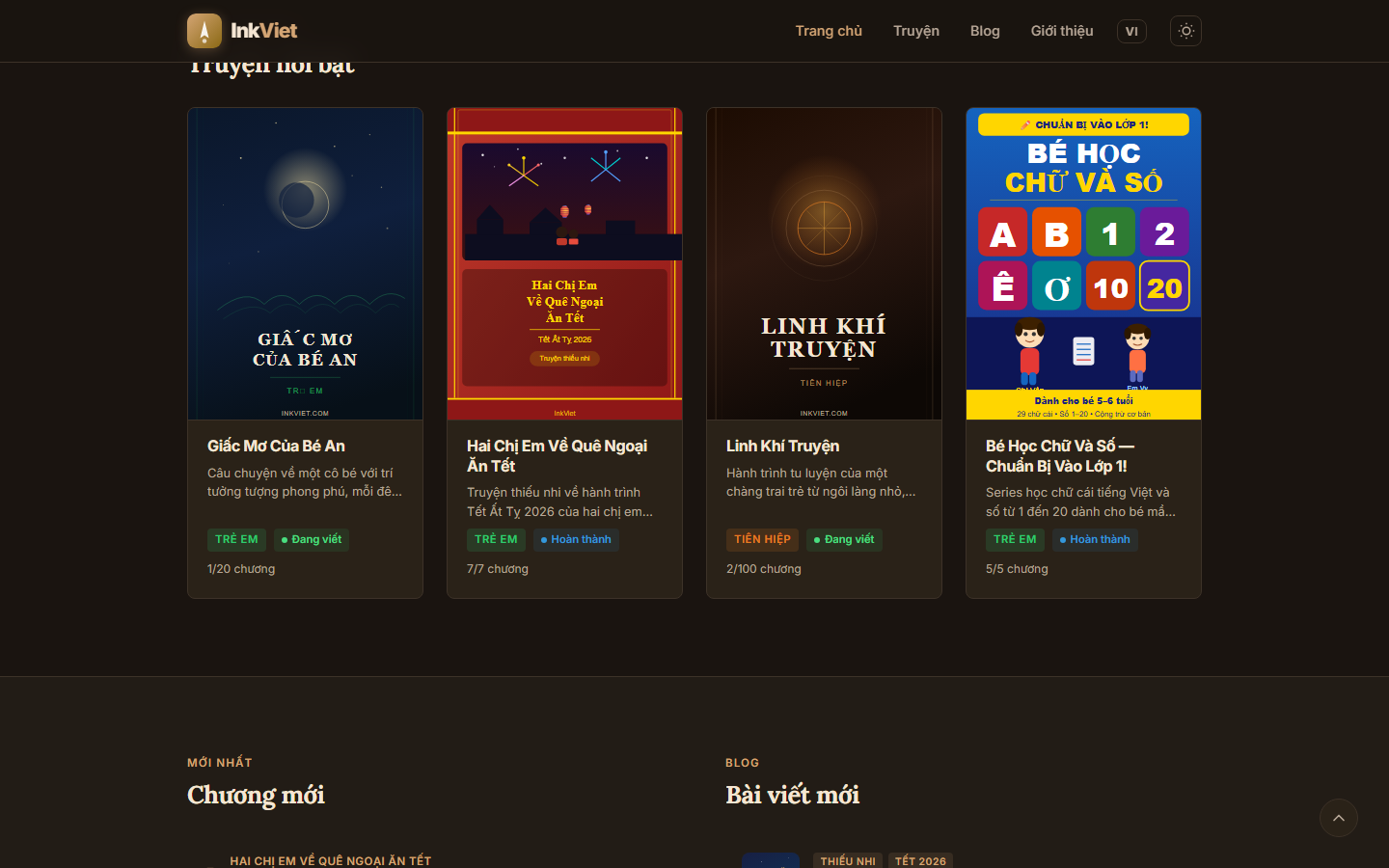 Website công khai — phần 2