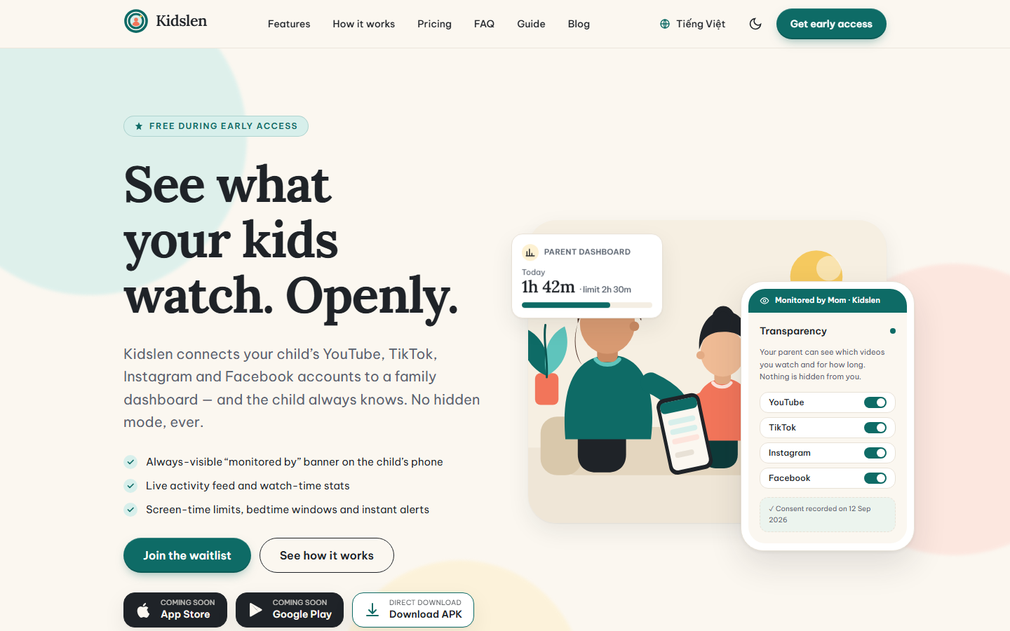 Website công khai — phần 1