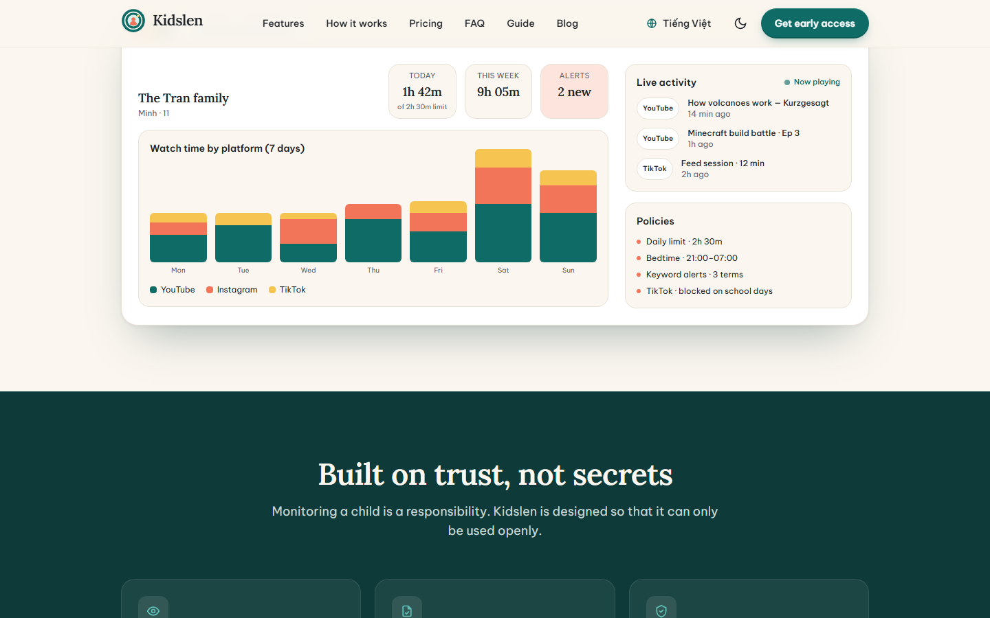 Website công khai — phần 2